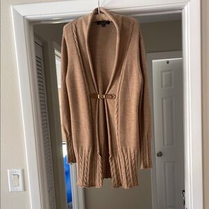 Brooks Brothers Tan Cardigan Sweater